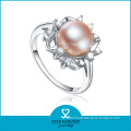 Elegant Sterling Silver Pearl Ring (SH-R0165)
